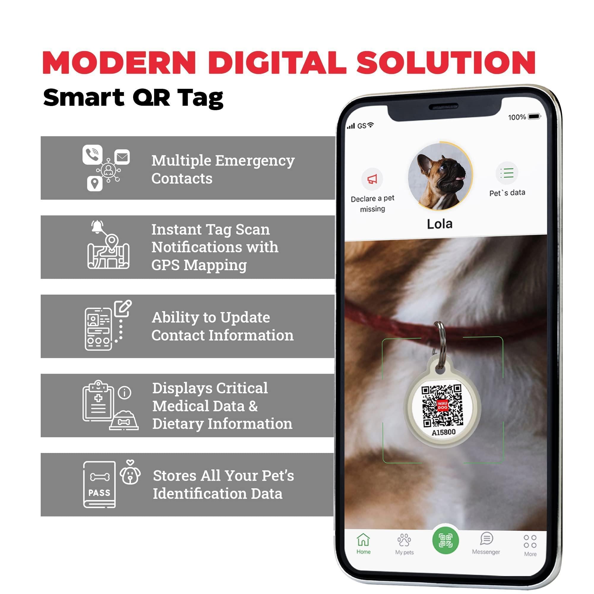 QR Code Dog Harness